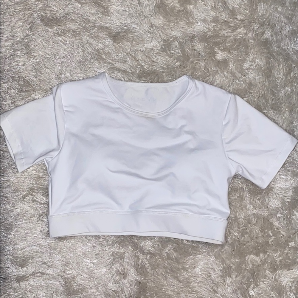 NVGTN brand new White Open Back Tee